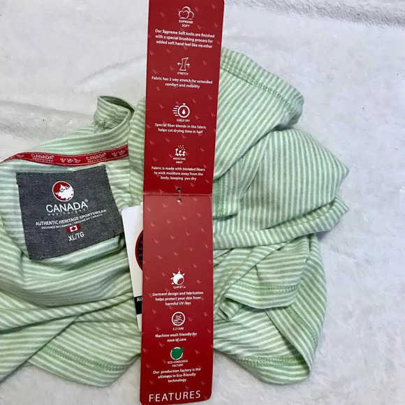 Canada Weathergear NWT Striped Short Sleeves Shirt Men XL - Picture 11 of 12